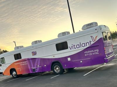 Vitalant blood donor vehicle
